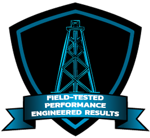 Field-Tested Performance. Engineered Results Badge